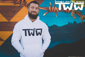 TWW White Hoodie