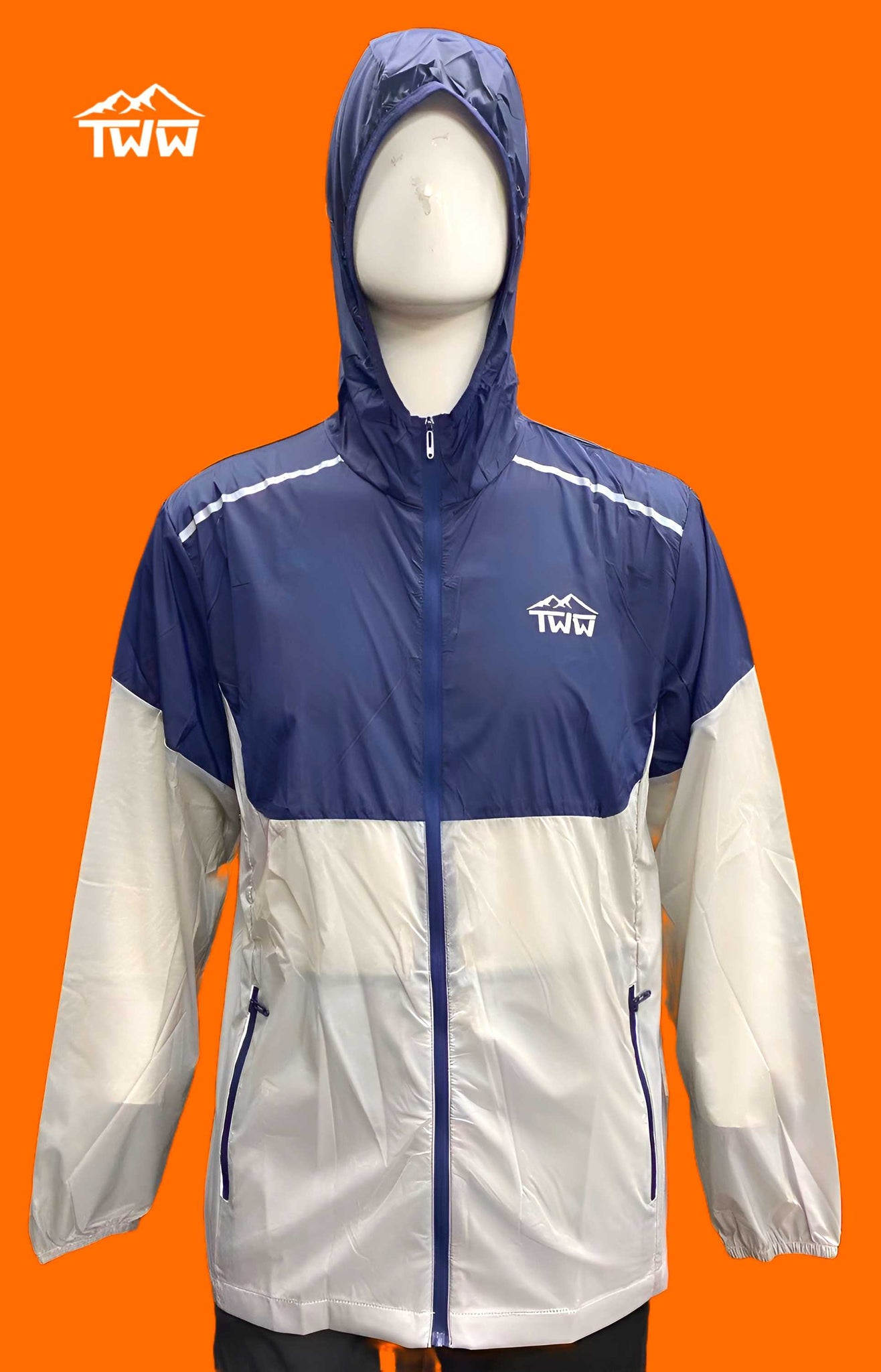 TWW- Camel/Blue Guardian Gale Windbreaker