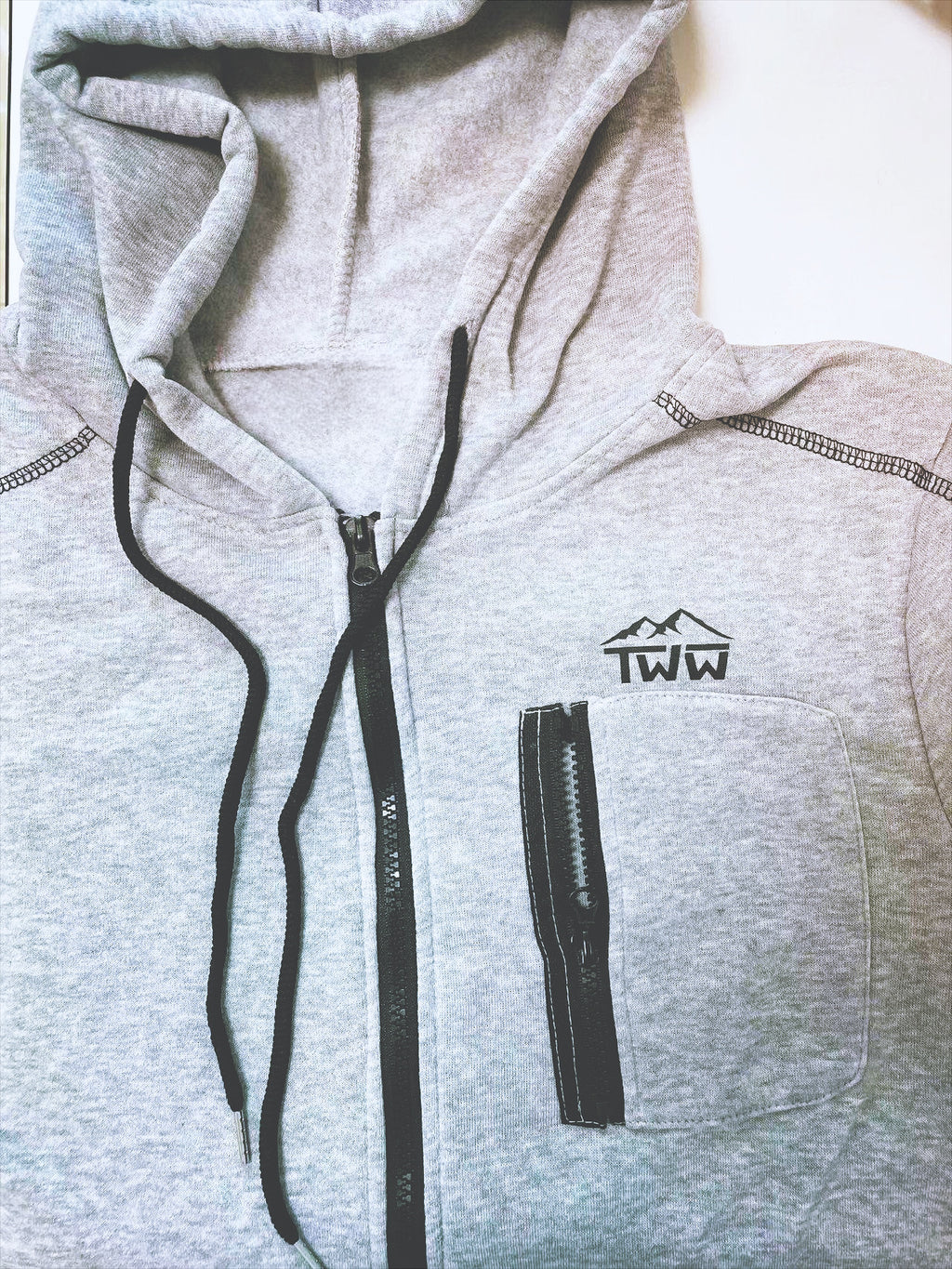 TWW- UniSex EcoZip Hoodie